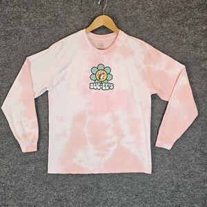 Buc-ee's Pink Tie-Dye Women's Long‎ Sleeve Tee